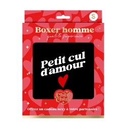 Boxer Noir Petit Cul d'Amour