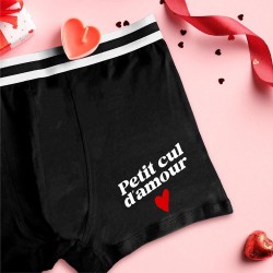 Boxer Noir Petit Cul d'Amour