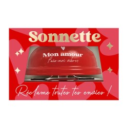Sonnette Rouge Romantique - Mon Amour fais-moi vibrer