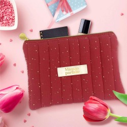 Pochette Rouge et Dorée Maman Parfaite