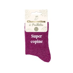 Chaussettes Paillettes Famille Fantaisie