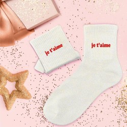 Chaussettes Paillettes Famille Fantaisie