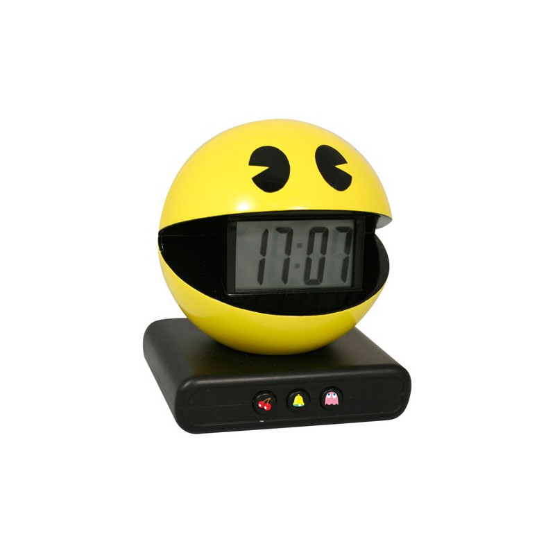 pacman envahit votre chambre avec ce réveil sonore réservé aux nostalgeeks