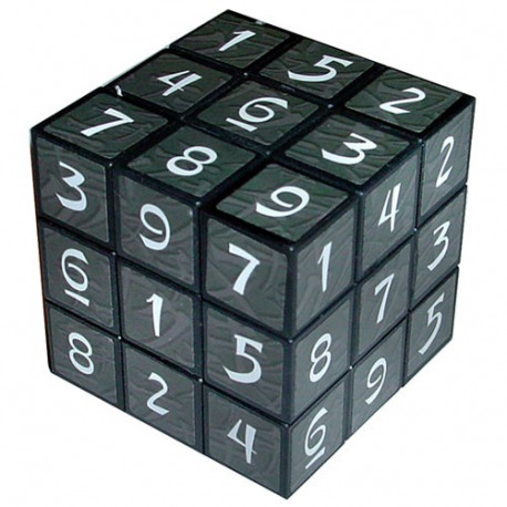 Image du cube de sudoku noir
