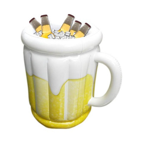 Gardez vos bouteilles au frais avec cette chope bière gonflable maxi ! Un accessoire indispensable pour toutes les fêtes...