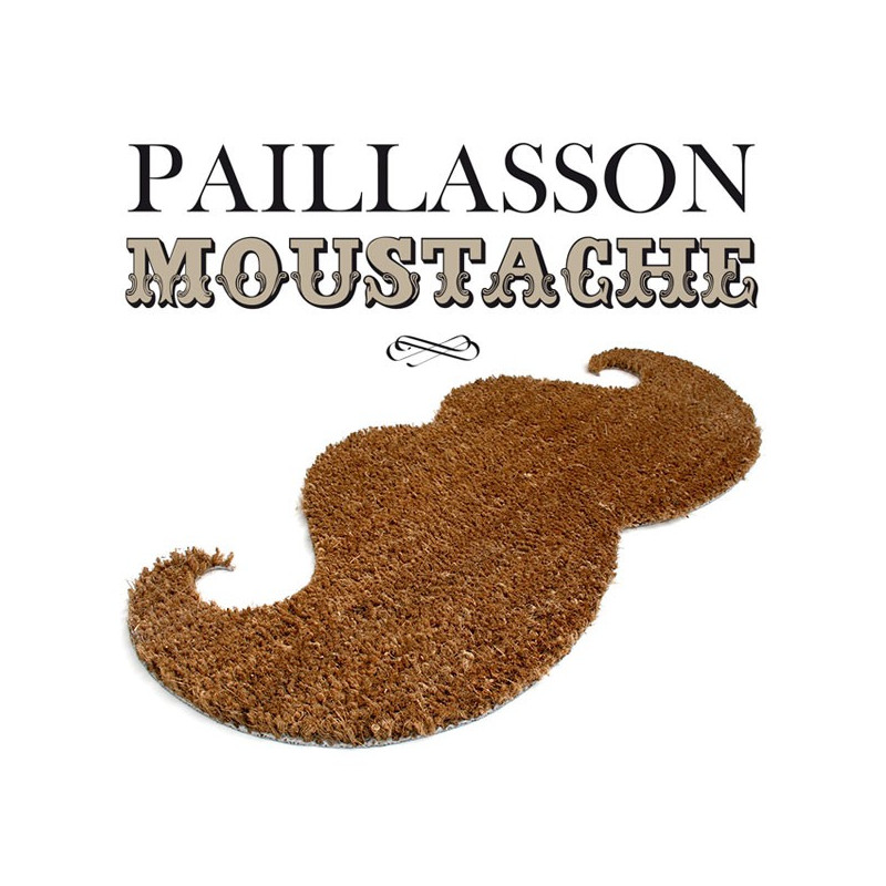 paillasson en forme de moustache