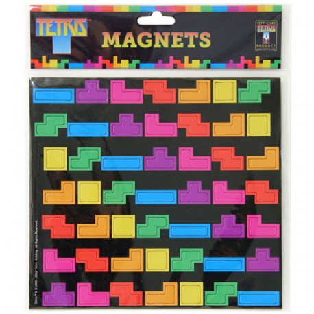 Photo des magnets tétris
