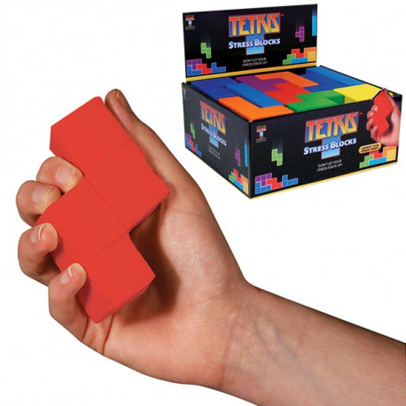 Blocs Tetris anti-stress colorés