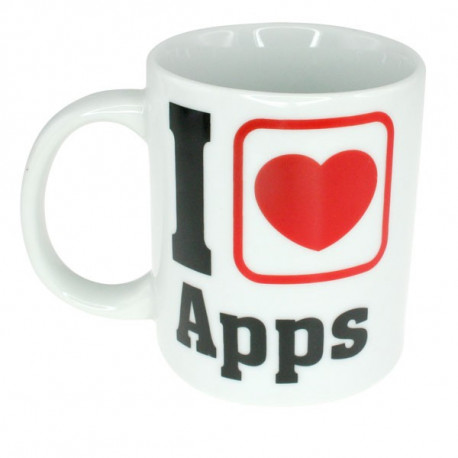 Image du mug I love Apps