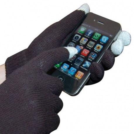 Une paire de gants tactiles pour surfer sur son smartphone en gardant les doigts au chaud.