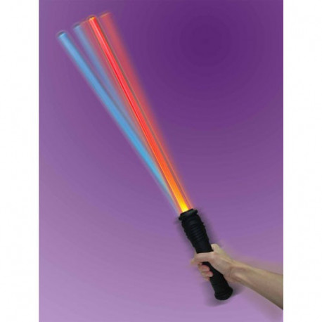 Prenez-vous pour un Jedi ou pour le maître de la force obscure avec ce sabre géant lumineux... Tous les fans de la saga des films vont adorer, petits ou grands !