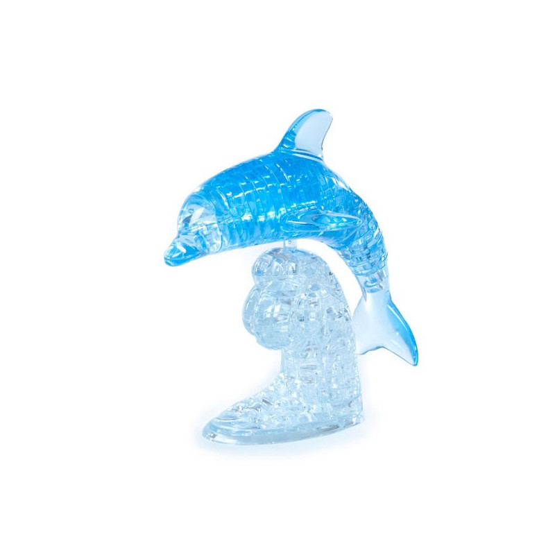 Innovez avec ce casse-tête en 3 dimensions translucide ! Ce magnifique dauphin est en fait un puzzle qui va vous donner du fil à retordre pour le reconstituer !