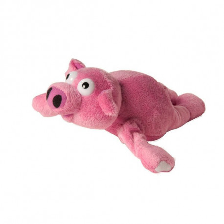 Peluche cochon rose volant