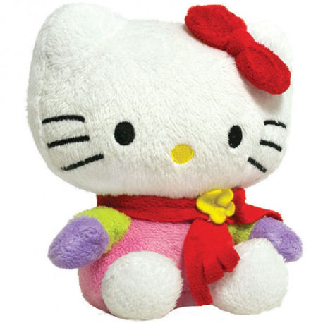 la peluche chauffe-mains sous licence officielle hello kitty pour les amateurs girly de la célèbre chatte