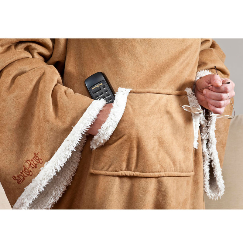 Snug Rug Sherpa, couverture à manches cadeau bienêtre ! Achat rapid