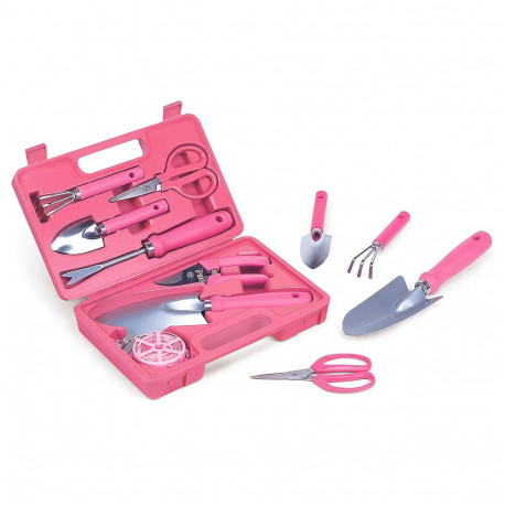 Ce kit de 7 accessoires roses est le cadeau idéal pour celles qui ont la main verte !