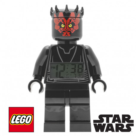 Un radio réveil Lego® et Star Wars® pratique et fonctionnel... Ressentez le pouvoir de la Force Obscure à la maison avec ce réveil en 3D prenant la forme du Seigneur Sith Dark Maul ! 