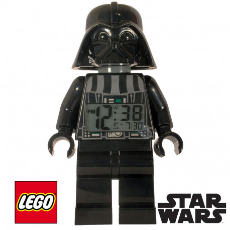Lego et Star Wars font bon ménage avec ce réveil original, qui prend la forme de Dark Vador... Réveillez-vous du côté obscur de la Force ! Un cadeau idéal pour petits et grands enfants...