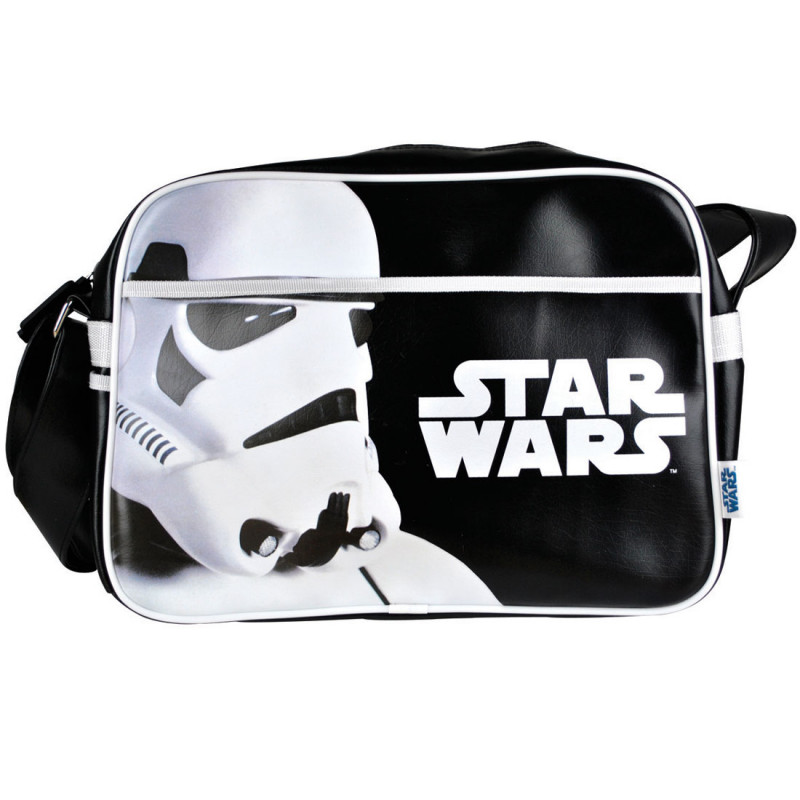 cette sacoche à bandoulière besace stormtrooper,sous licence officielle star wars,va plaire aux fashion-victim qui assument leur côté geek !