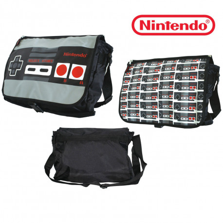 Images des différentes faces de la sacoche manette Nes Nintendo