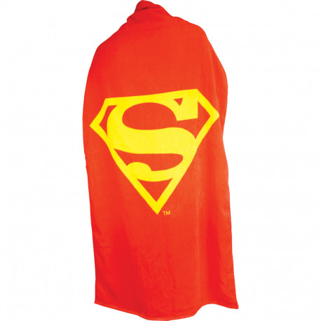 Serviette en forme de cape à l'effigie de Superman