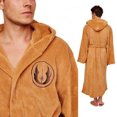 Donnez-vous l’allure d’un Jedi avec ce long et ample peignoir Star Wars mettant à l’honneur le logo de l’Ordre des Jedi