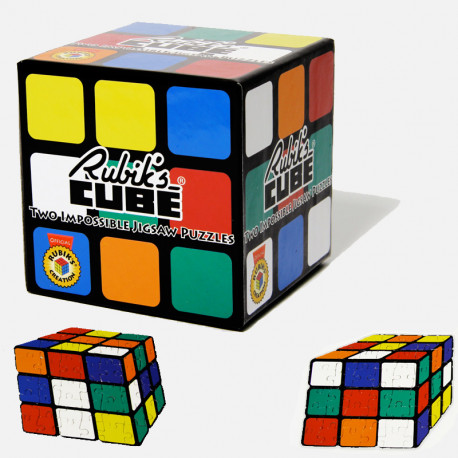 ce lot de deux puzzles rubik's cube conviendra aux amateurs du célèbre casse-tête rubik's cube