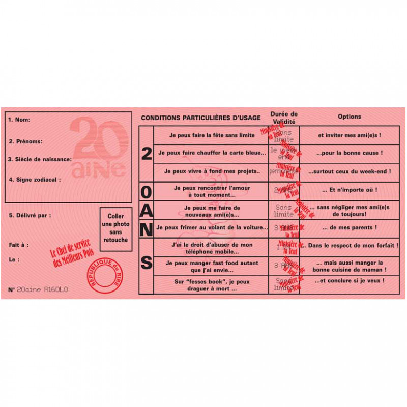 Permis de Prendre La Retraite Achat Cadeau Anniversaire sur Rapid-Cadeau