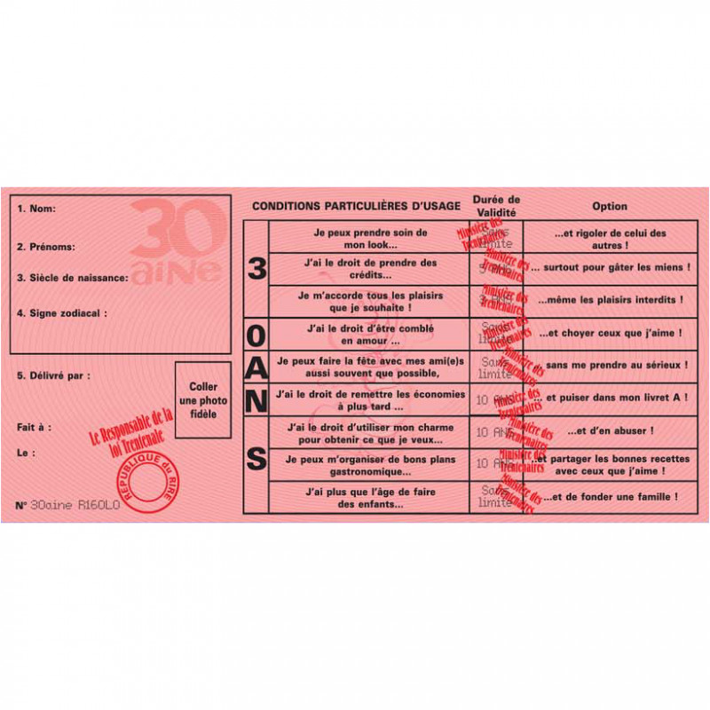 Permis De Prendre La Retraite Achat Cadeau Anniversaire