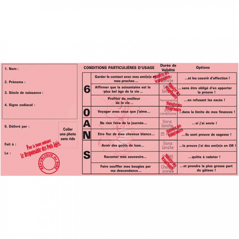 Permis De Prendre La Retraite Achat Cadeau Anniversaire Sur Rapid Cadeau Com