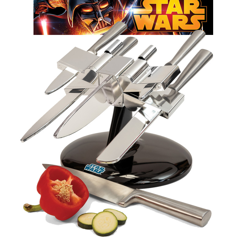 le porte-couteaux star wars x-wing : une idée cadeau design et geek pour les fans de star wars