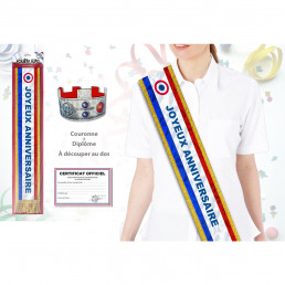 Echarpe Humoristique Anniversaire
