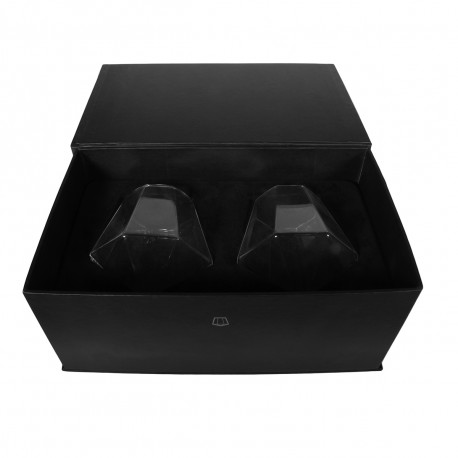 Photo du coffret des verres diamants