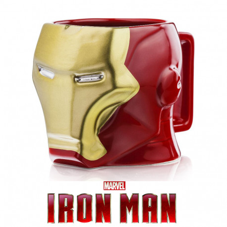 Ce mug géant en trois dimensions est à l’effigie du célèbre super-héros de l’univers Marvel, Iron Man… Les Avengers se retrouvent au summum des petits déjeuners geeks, sous la houlette de l’Homme de Fer ! Un cadeau ultra geek !