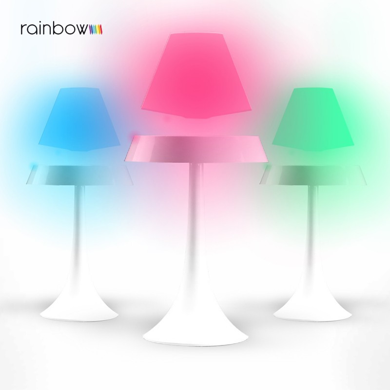 la lampe en lévitation althuria rainbow à effet arc-en-ciel,une idée cadeau design pour une décoration tendance et épurée