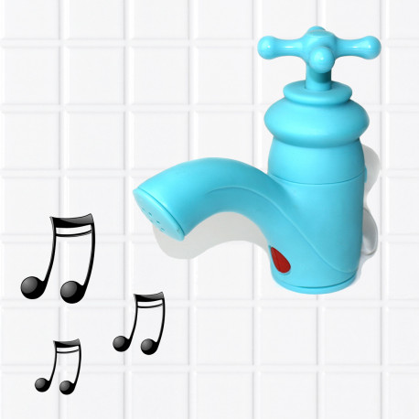 Au look résolument rétro, ce robinet vintage se révèle être une radio de douche qui vous permet d’écouter de la musique en faisant votre toilette 