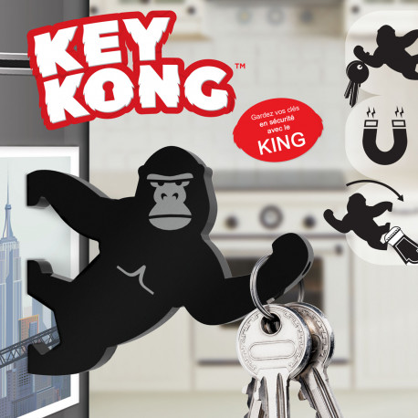 KEY KONG, DÉCAPSULEUR ET REPOSE-CLÉS MAGNÉTIQUE