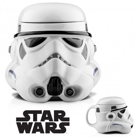 Faites-vous plaisir avec ce cadeau superbement original et design mettant en avant un Stormtrooper de l’Empire Galactique ! Ce mug geek en céramique trois dimensions fera craquer tous les fans de la saga Star Wars !
