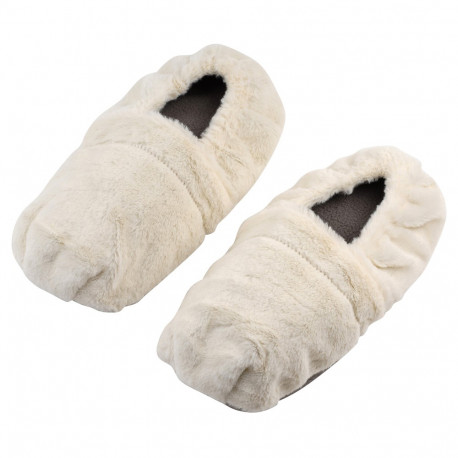 Paire de chaussons thermo-relaxants doux