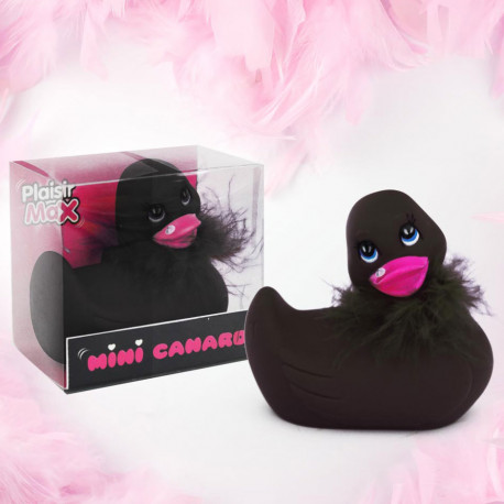 Faites-vous plaisir avec ce petit canard vibrant coloré dans sa version glamour, avec boa autour du cou et faux diamant sur le bec ! Vous allez tomber sous le charme de ce vibromasseur tout mignon…