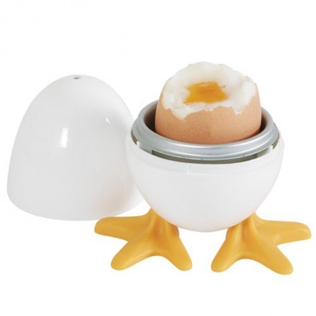 Préparez-vous des œufs express au micro-ondes avec Coco le coquetier fun et pratique ! Très facile d’utilisation, cet accessoire culinaire plein de bonne humeur sera l’ami des petits (et des grands) !