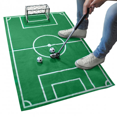 Occupez-vous de manière humoristique et fun pendant vos pauses-pipi avec ce jeu de football pour toilettes et ses accessoires… Une idée de cadeau indispensable à offrir à tous les accros au football !