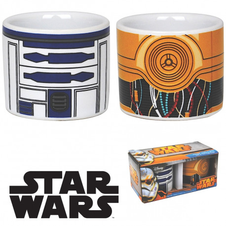 Coquetiers Star Wars R2D2 et C3PO