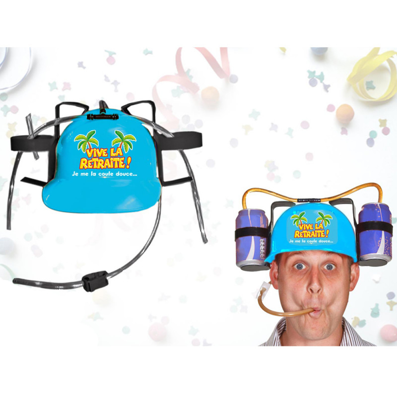 Casque A Biere Vive La Retraite Achat Cadeau Depart En Retraite Festif Sur Rapid Cadeau Com