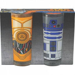 Set de Deux Verres Star Wars - R2D2 et C3PO