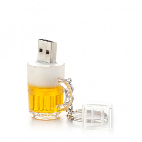 Ce porte-clés en forme de chope de bière fera l’unanimité auprès des amateurs de houblon ! D’autant plus quand ils apprendront qu’il s’agit en fait d’une clé usb de 8Go… Un gadget geek, high-tech et insolite !