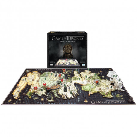 Photo du puzzle Game of Thrones avec sa boite