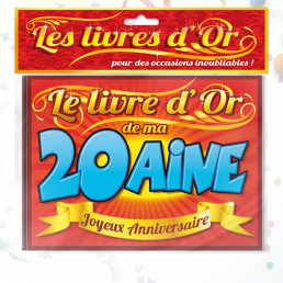 Livre d'Or Anniversaire
