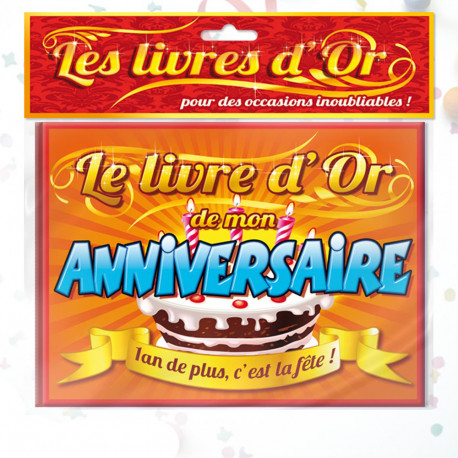 Livre d'Or Anniversaire