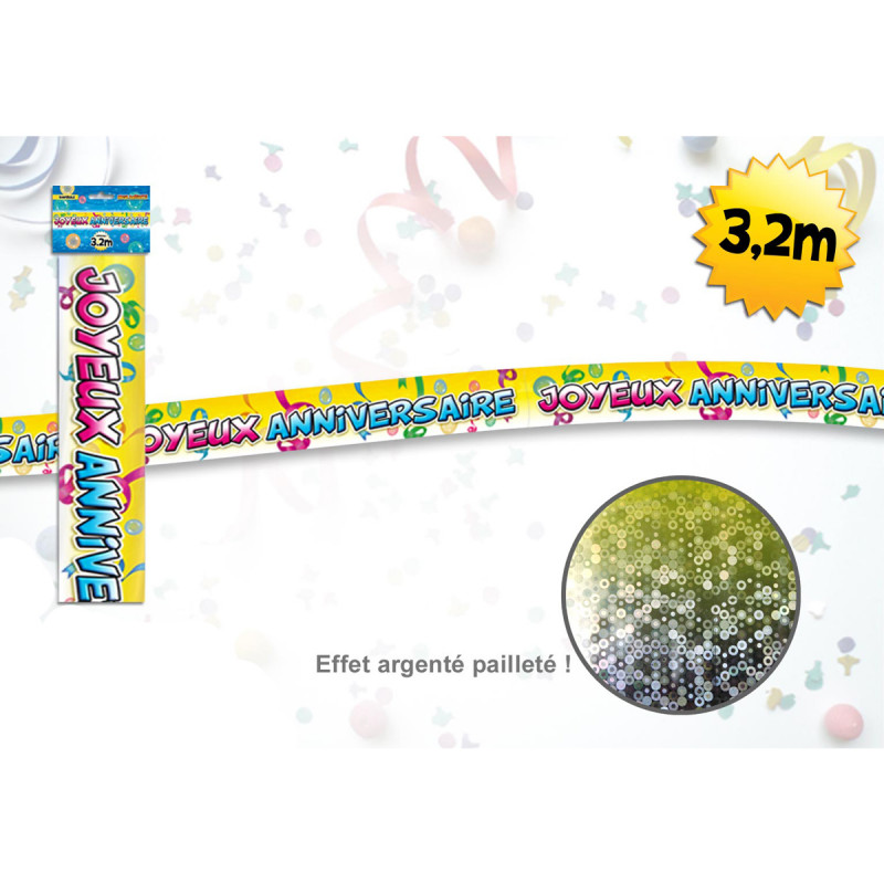 Banderole Brillante Joyeux Anniversaire Achat Deco Anniversaire Sur Rapid Cadeau Banderole Brillante Joyeux Anniversaire Achat Deco Anniversaire Sur Rapid Cadeau